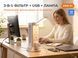 Мережевий фільтр-подовжувач Tower, 12 розеток, 3USB + 1PD, LED-лампа 270&deg;, шнур 2,8 м, 2500 Вт 001F фото 3