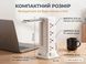 Мережевий фільтр-подовжувач Tower, 12 розеток, 3USB + 1PD, LED-лампа 270&deg;, шнур 2,8 м, 2500 Вт 001F фото 7
