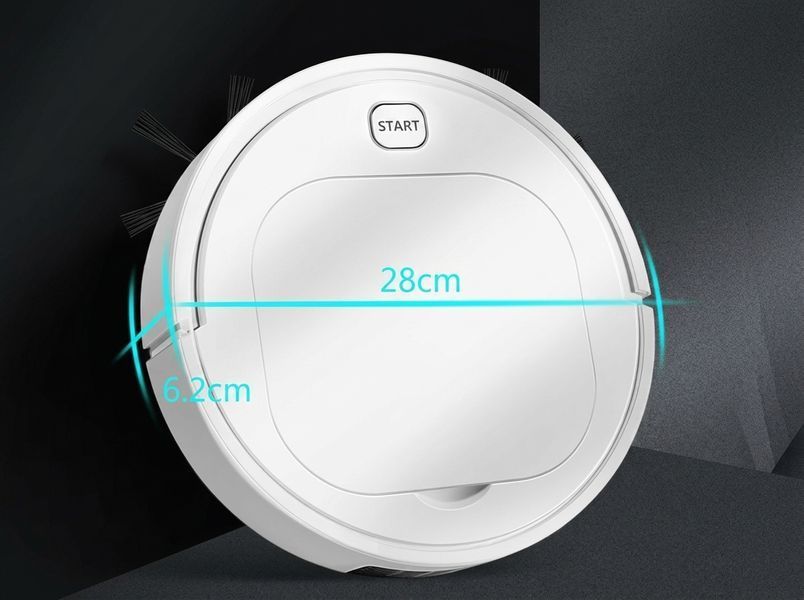 Робот-пилосос Zeof ES28 &mdash; 90 хв автономної роботи, 1800 Па 0011R фото