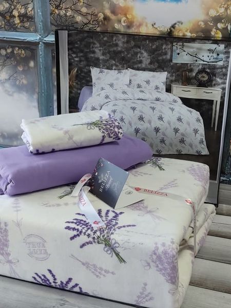Lavender two фланелева постіль. Євро розмір. Belizza Туреччина. 10290 фото