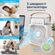 Настільний вентилятор-зволожувач Air Cooler Fan 4-в-1, відсік для льоду, 600 мл, 7-кольорова LED-підсвітка, таймер 003v фото 2