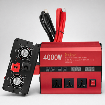 Інвертор Power Inverter 12V-220V 4000W (модифікована синусоїда) 019В фото