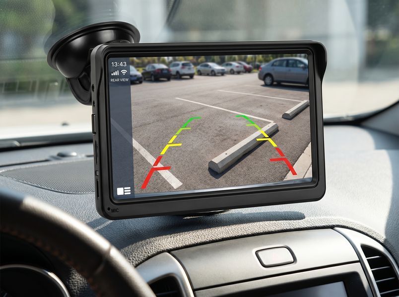 Автомобільний монітор 7" B600W з CarPlay та Android Auto 0015С фото