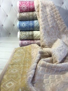 Kilim велюрові рушники 50х90см., 6 шт/уп. Pupilla Туреччина. 800 фото