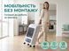 Портативний охолоджувач повітря Domotec Air Cooler MS-1628 60 Вт з резервуаром 4 л та пультом ДК, білий MS1628 фото 7