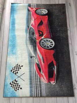 Sport car 100х160см. Килимки в дитячу кімнату. Туреччина. 2713 фото
