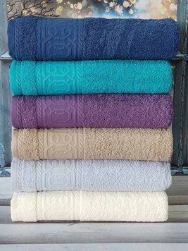 Gucci бавовняні рушники 50х90см., 6шт/уп. 5164 фото